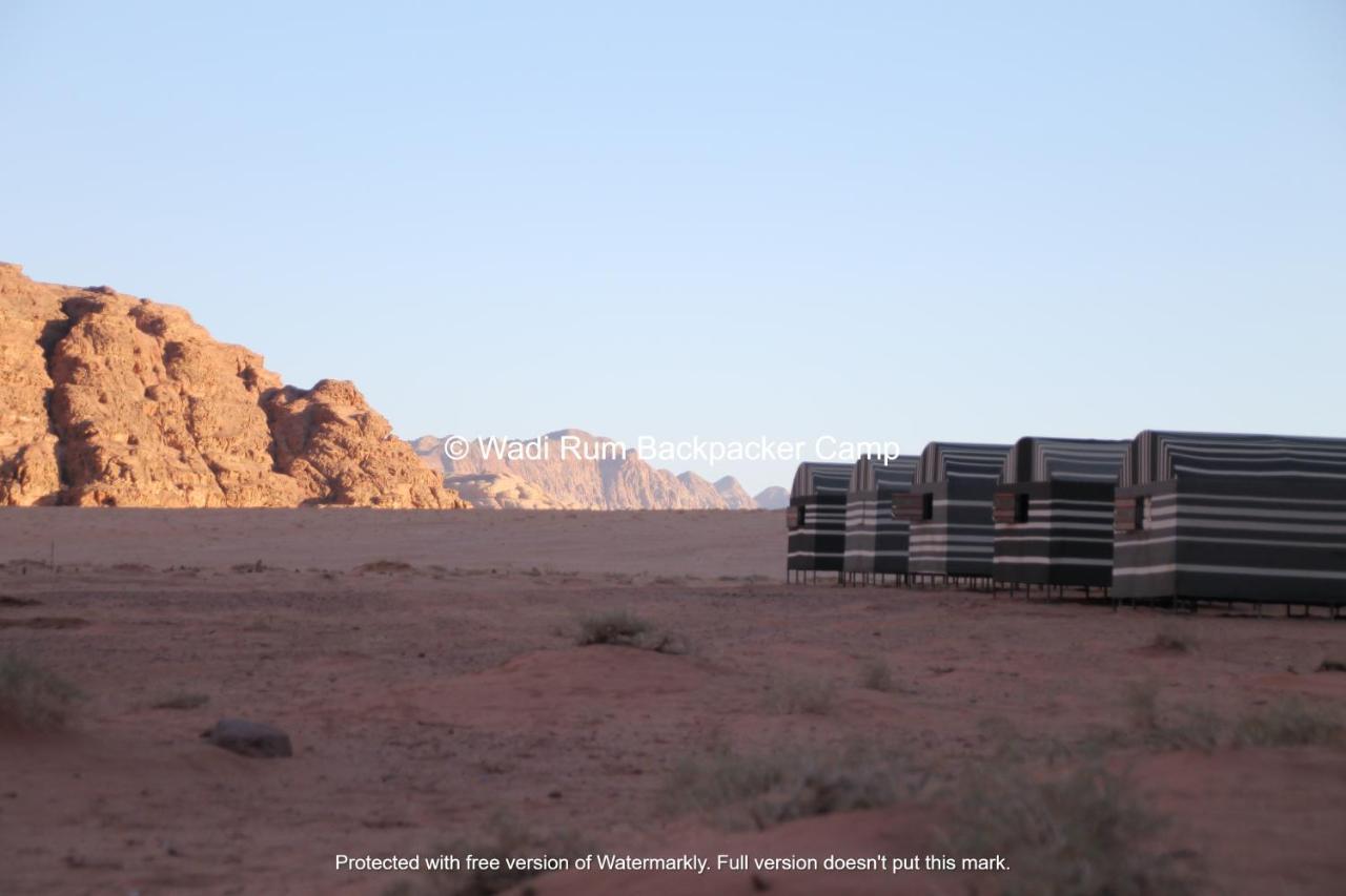 Wadi Rum Backpacker Camp מראה חיצוני תמונה
