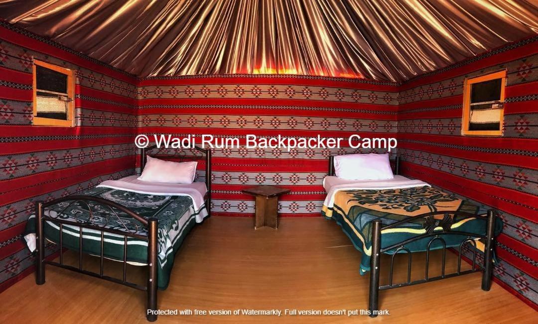 Wadi Rum Backpacker Camp מראה חיצוני תמונה
