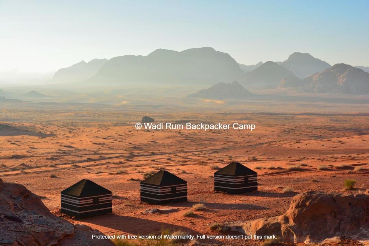 Wadi Rum Backpacker Camp מראה חיצוני תמונה